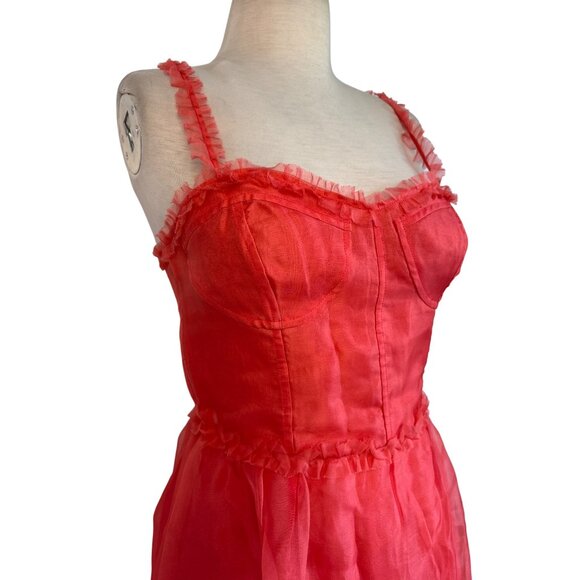 Ulla Johnson Gisele Dress in Desert Rose 2 New Womens Midi Silk Cocktail - Picture 5 of 10